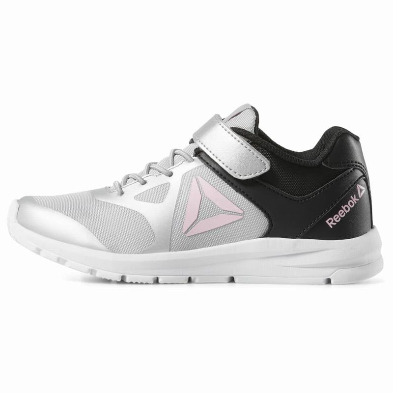 Reebok Rush Runner Bežecké Tenisky Chlapcenske - Siva/Čierne/Svetlo Ruzove CJ5518ZJ